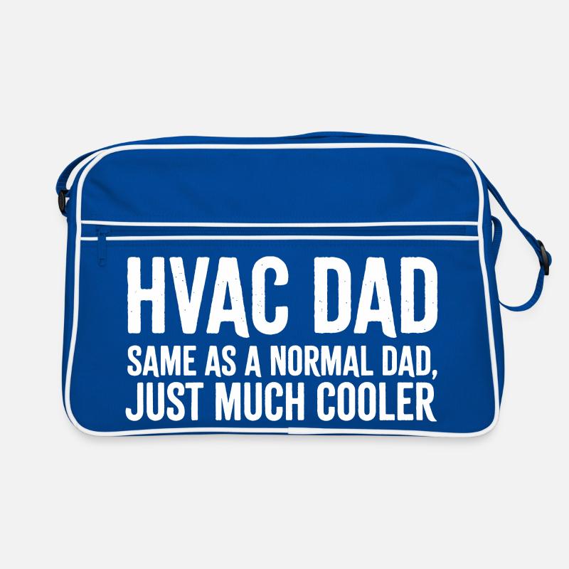 HVAC-Papa einfach viel cooler, lustig Retro Tasche