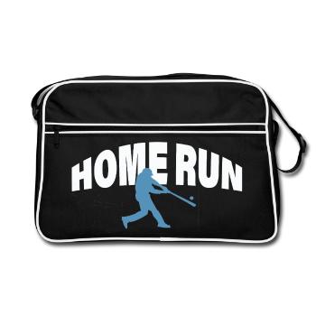 Home Run - Retro Bag - black/white - Front