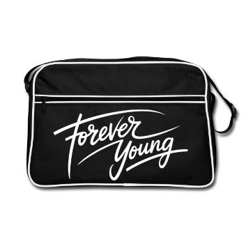 Éternellement jeune - Sac Retro - noir/blanc - Devant