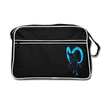 Bouquetin - Sac Retro - noir/blanc - Devant