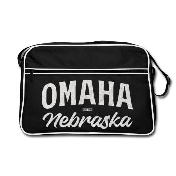T-shirt vintage Omaha Nebraska - Sac Retro - noir/blanc - Devant