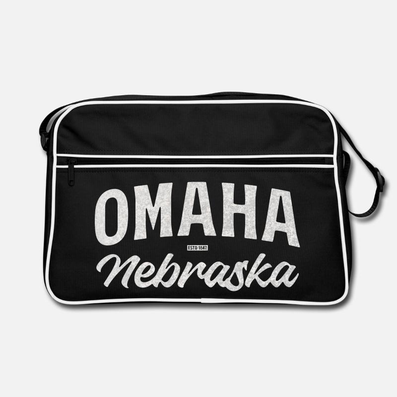 Omaha Nebraska Vintage Script Tee Retro Bag