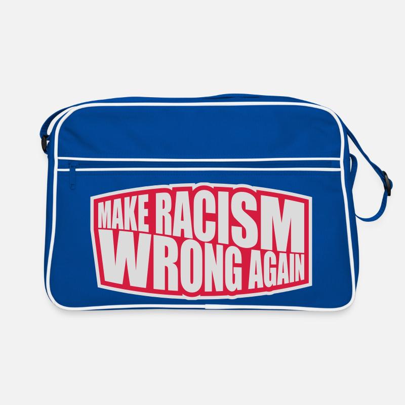 make racism wrong again Retro Tasche