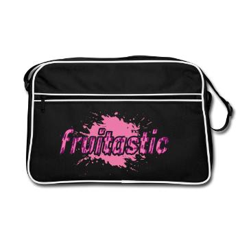 fruitastic claim fresh splash pink - Retro Bag - black/white - Front