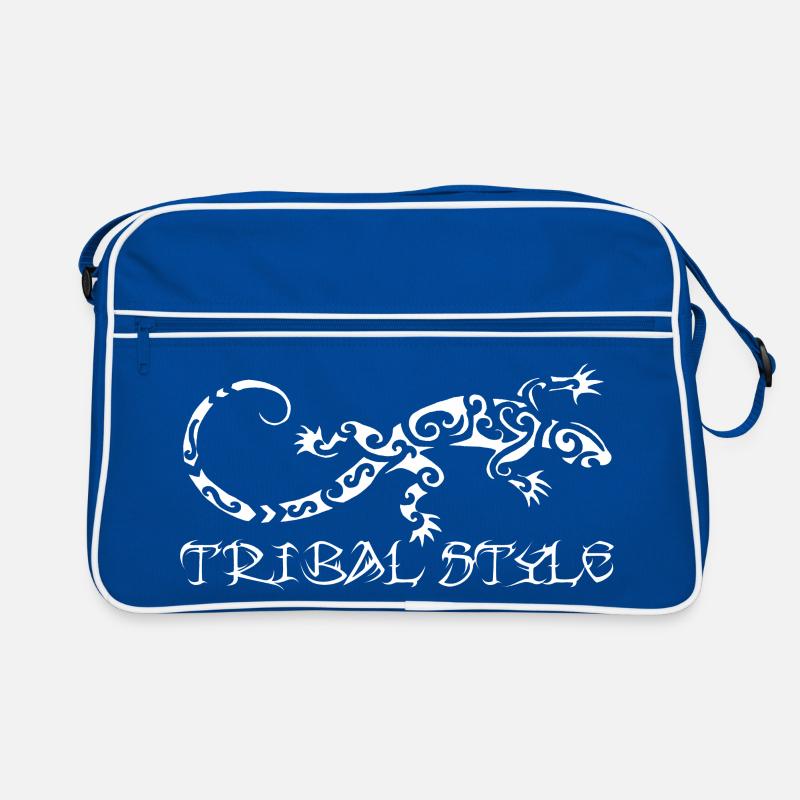 Polynesian white lizard Retro Bag