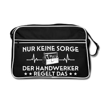 Do-it-yourselfers - The craftsman takes care of it - Retro Bag - black/white - Front