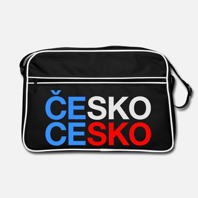 République tchèque République tchèque Drapeau tchèque Sac Retro