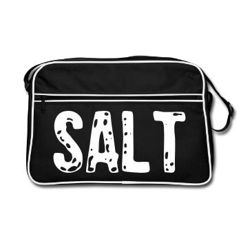 Salt Costume - Couple Salt And Pepper Costume - Sac Retro - noir/blanc - Devant