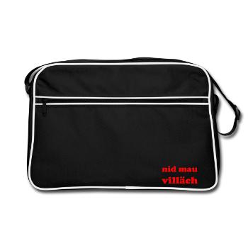 Nid mau - Sac Retro - noir/blanc - Devant