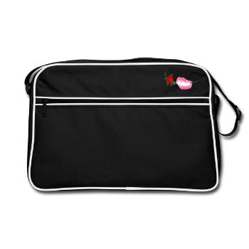 Joyeux Noël - Sac Retro - noir/blanc - Devant