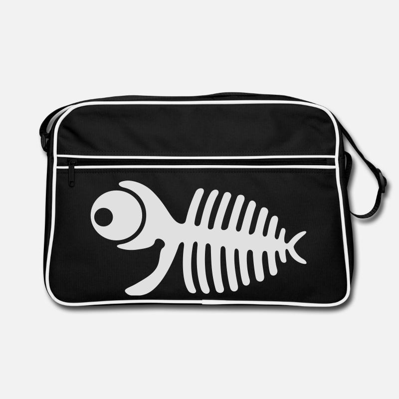 Arête de poisson Sac Retro