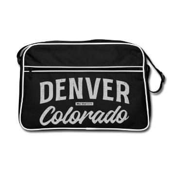 Vintage Denver Colorado - Sac Retro - noir/blanc - Devant