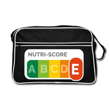 Nutri score E - Sac Retro - noir/blanc - Devant
