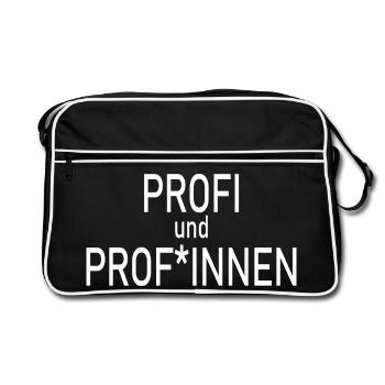 Professionals and profes - Retro Bag - black/white - Front