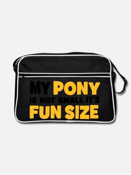 pony - Retro Bag - black/white - Front