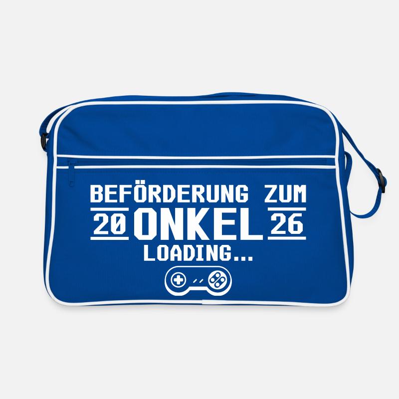 Werdender Onkel 2026 loading - Patenonkel Retro Tasche