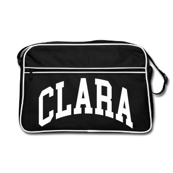 Clara - Sac Retro - noir/blanc - Devant