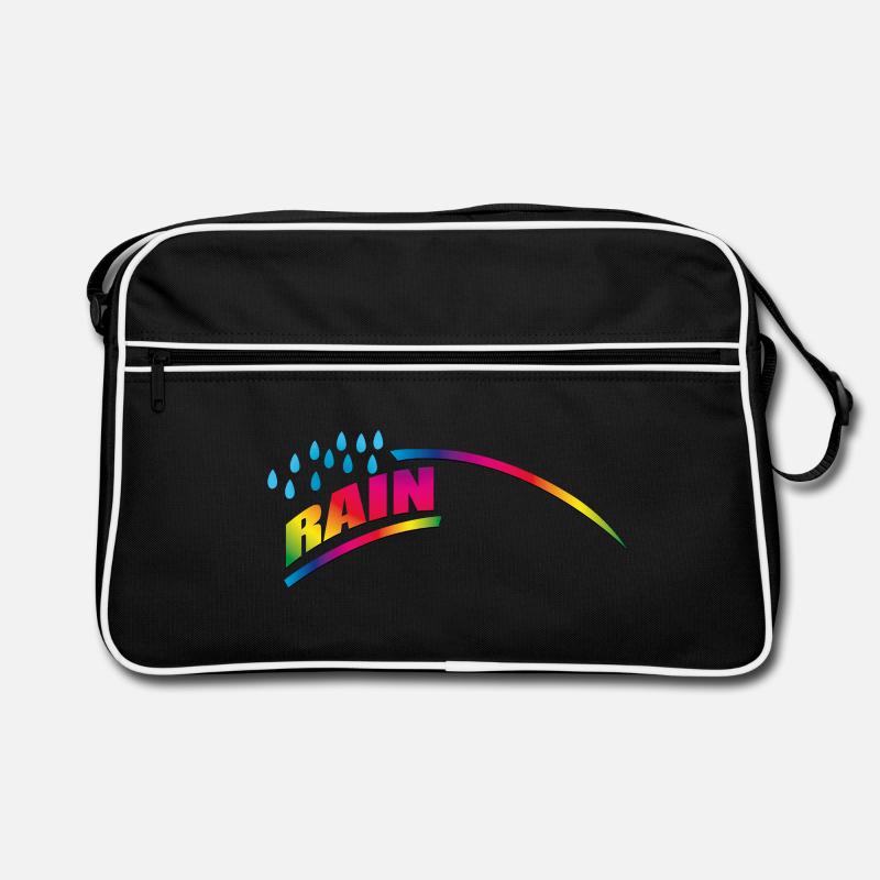 RAINdrops or Rainbow | Rainbow Retro Bag