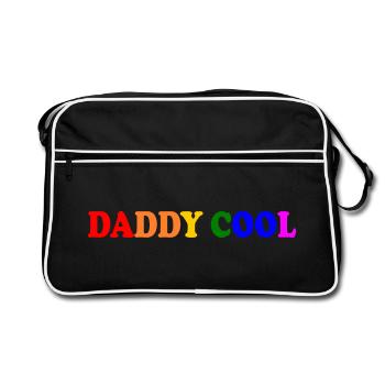 Daddy cool - Sac Retro - noir/blanc - Devant