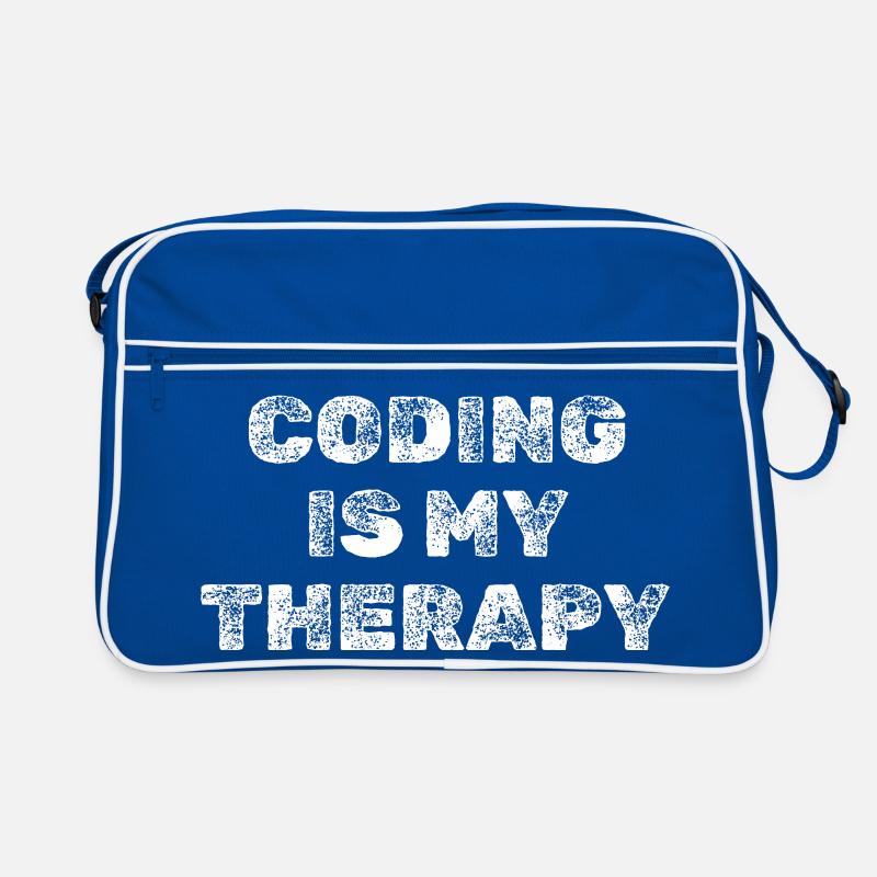 Le codage, c’est ma chemise de programmeur de thérapie Sac Retro