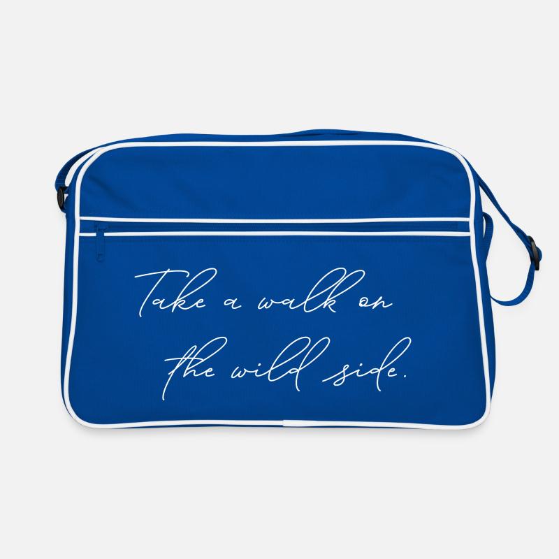 Take A Walk On The Wild Side Statement Retro Tasche