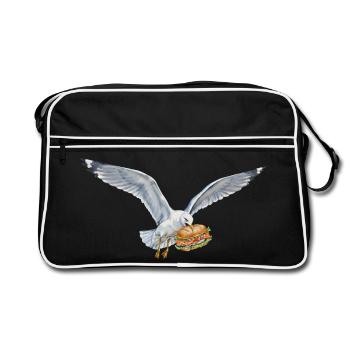 Boulderer Colorsplash Boulder Bouldering - Retro Bag - black/white - Front