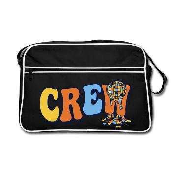 Retro Crew Disco Ball Party Team Cohesion - Retro Bag - black/white - Front