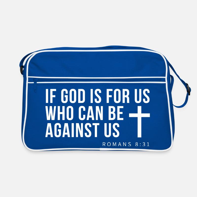 God's For Us Cross Romans 8:31 Retro Bag