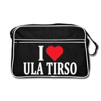 t-shirt Io amo Ula Tirso t-shirt Sardegna - Retro Bag - black/white - Front