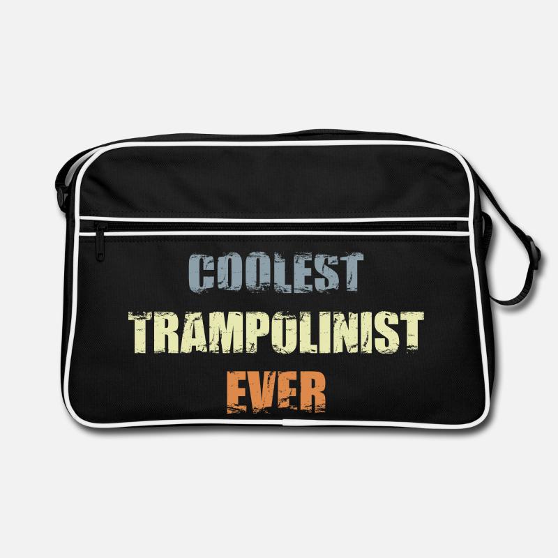 Athlète de trampoline cool Sac Retro