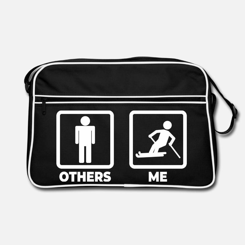 Blague du skieur Sac Retro
