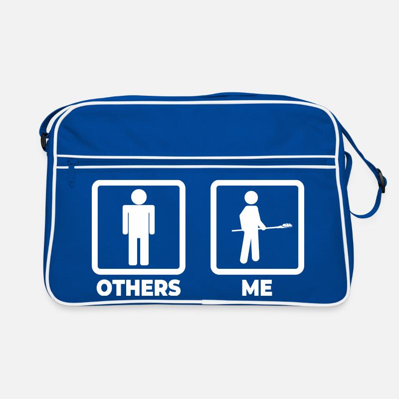 Bäcker Strichmännchen Retro Tasche