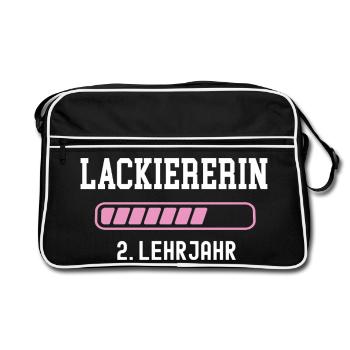 Painter apprenticeship 2 year of apprenticeship second year - Retro Bag - black/white - Front