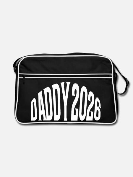 Daddy 2026 - Retro Bag - black/white - Front