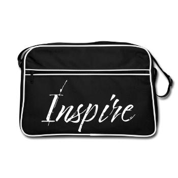 Inspire - Retro Bag - black/white - Front