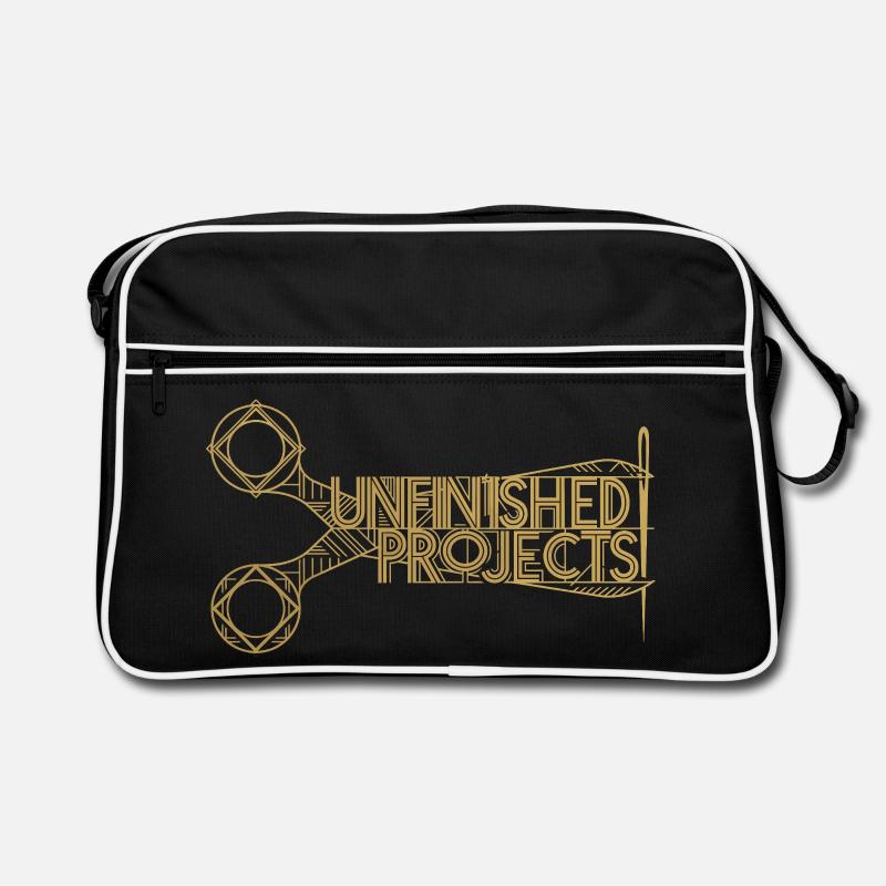 Projets inachevés Ciseaux Sac Retro