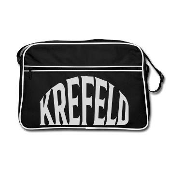 Krefeld - Sac Retro - noir/blanc - Devant