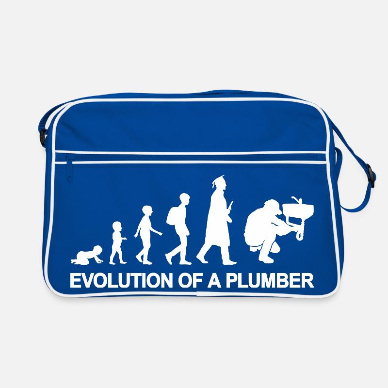 Entwicklung eines Klempners Retro Tasche