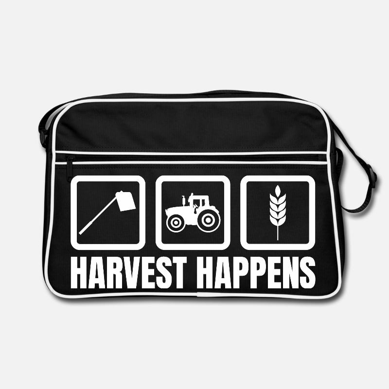 Die Ernte findet statt Retro Tasche