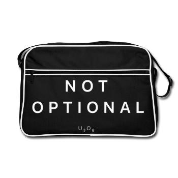 Uranium Investor Not Optional Shirt - Retro Bag - black/white - Front