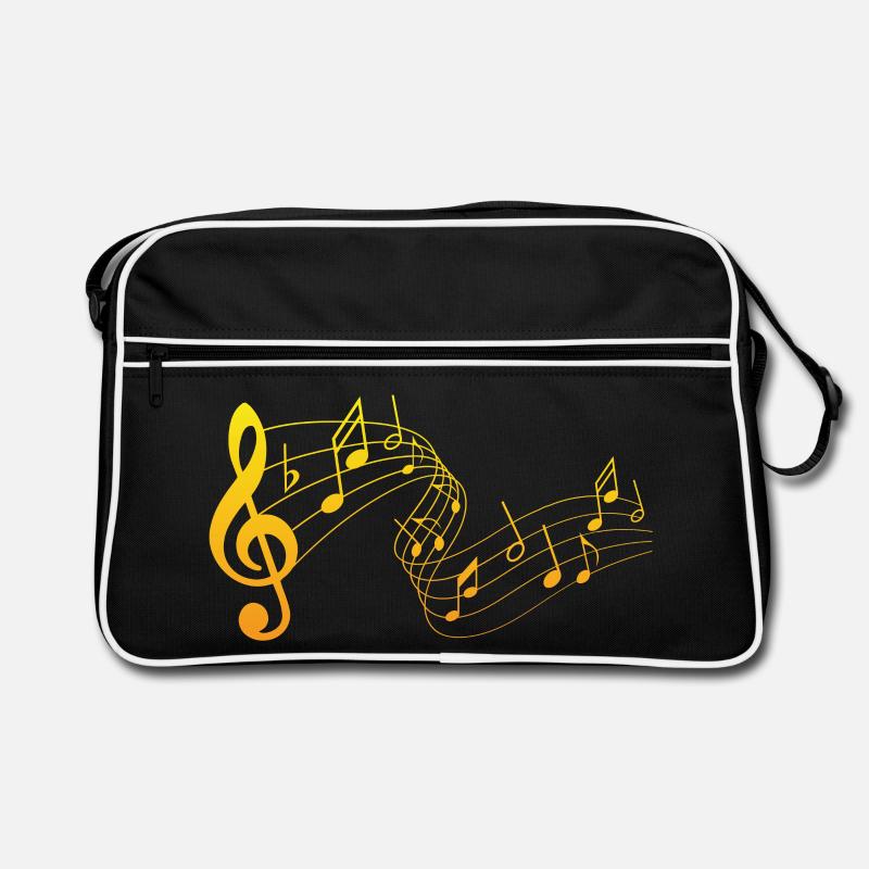 Noten Retro Tasche