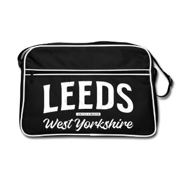 Fontaine vintage de Leeds West Yorkshire - Sac Retro - noir/blanc - Devant