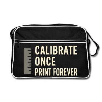 Impression 3D Maker Culture DIY Crafter - Sac Retro - noir/blanc - Devant