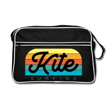 Kitesurfeur Kiteboard Kitesurf Kitesurf - Sac Retro - noir/blanc - Devant