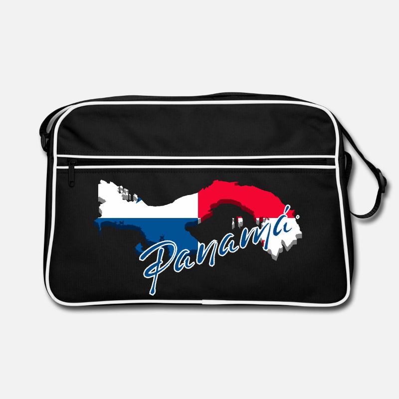 Drapeau du Panama, carte drapeau du Panama Sac Retro