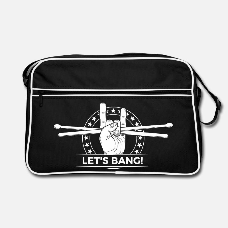 Let’s Bang Drum Emblem Retro Bag