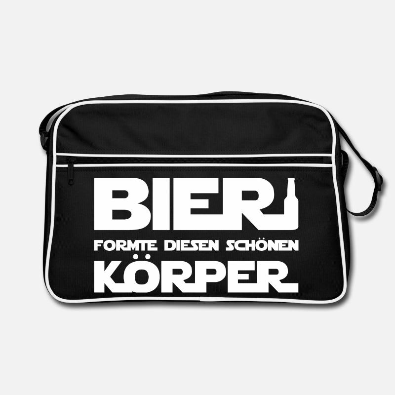 Bier formte diesen schönen Körper Retro Tasche
