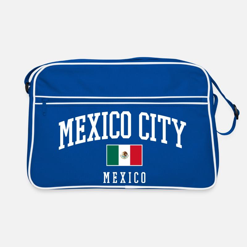 Drapeau typographique de Mexico Sac Retro