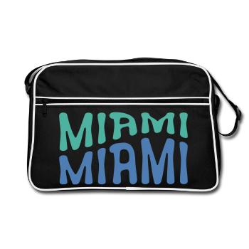 Miami - Sac Retro - noir/blanc - Devant