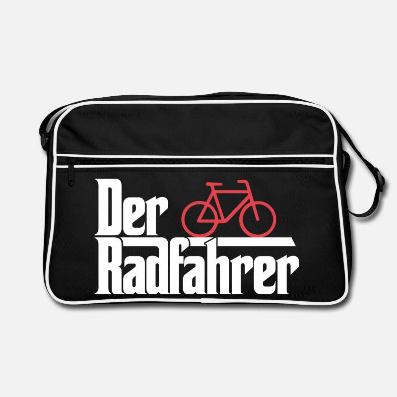 Der Radfahrer Retro Tasche